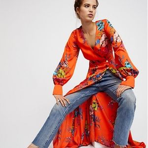 Free People In Bloom Maxi Floral Dress